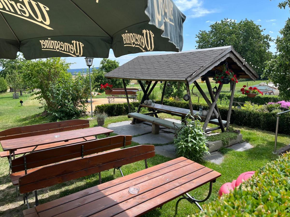 Gasthof Drei Schwanen Langenwetzendorf Esterno foto